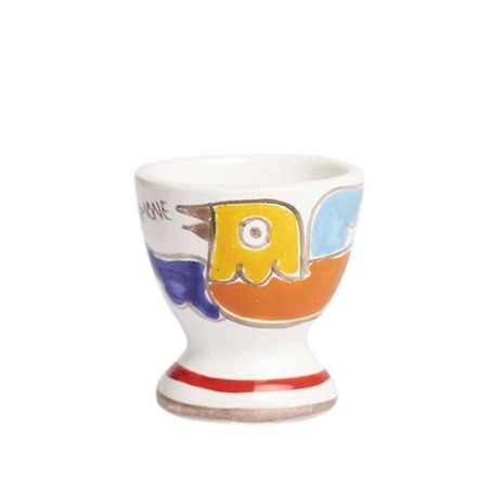 Portauovo Folk Uccello Ceramiche de Simone Portauovo Folk Uccello Ceramiche de Simone